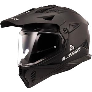 Casco de moto enduro LS2 MX702 PIONEER II negro mate