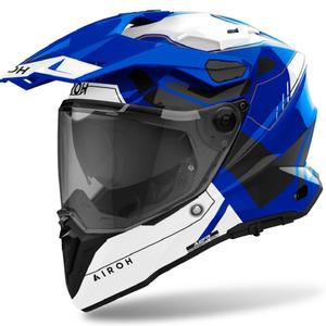 Casco de enduro Airoh Commander 2 Reveal azul brillante