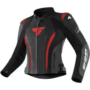 Chaqueta de moto para mujer Shima Miura 2.0 negro-rojo