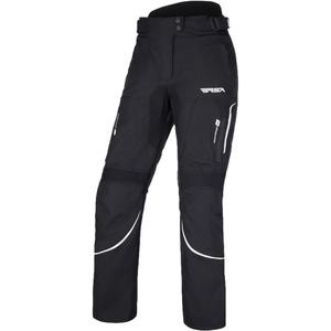 Pantalón de moto para mujer RSA Wasp Black and White