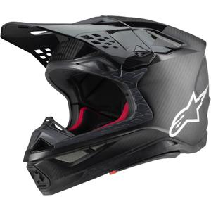 Casco de motocross Alpinestars Supertech S-M10 Fame carbono brillante/mate