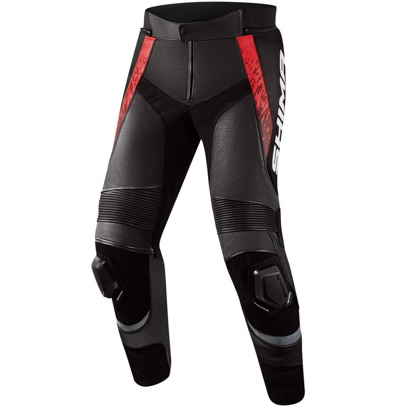 Pantalones de moto Shima STR 2.0 negro-rojo