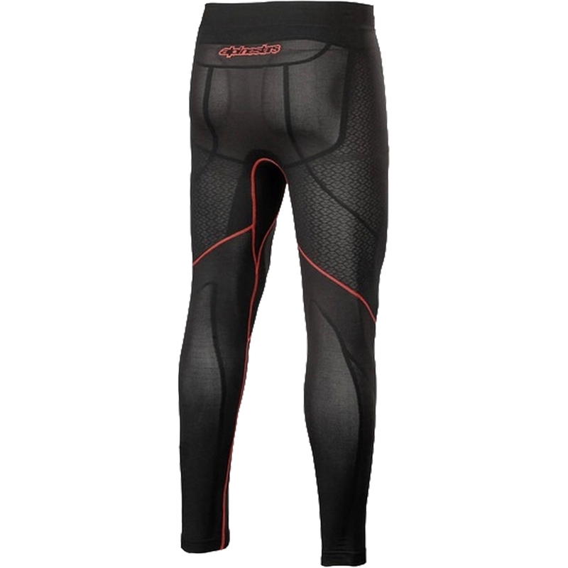 Ropa interior térmica Alpinestars Ride Tech Summer negra y roja