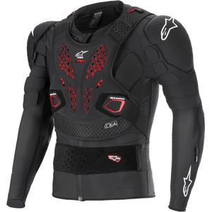Protector corporal Alpinestars Bionic Pro 3 Plasma negro-rojo-blanco