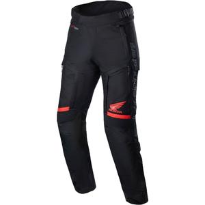 Pantalones de moto Alpinestars Bogota PRO Drystar Honda en rojo fluo-negro