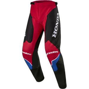 Pantalones de motocross Alpinestars Racer Iconic Honda, colección en rojo, negro, azul y blanco