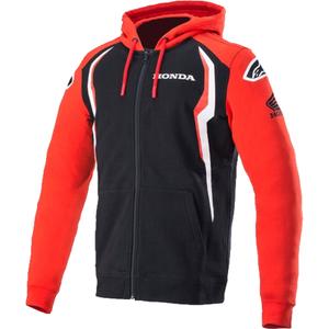Sudadera con capucha Alpinestars Honda roja y negra