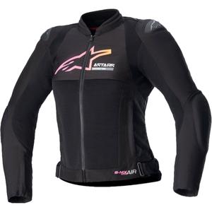 Chaqueta de moto Alpinestars Stella SMX Air Black-Gradient para mujer