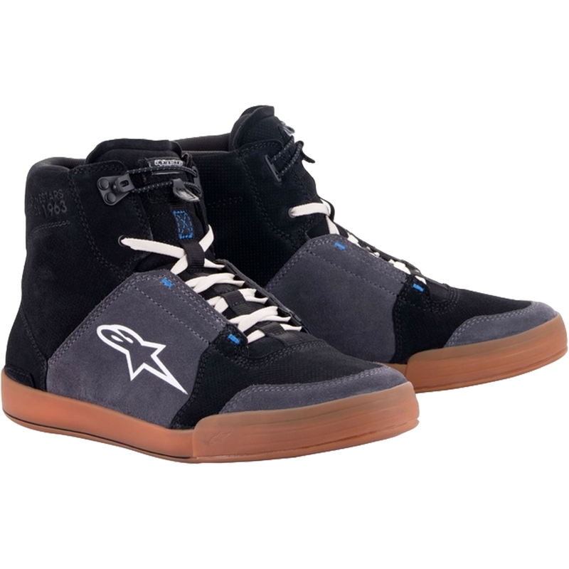 Botas de moto Alpinestars Chrome Negro-Gris-Marrón-Azul