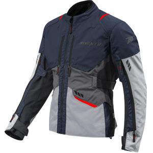 Chaqueta de moto Seventy Degrees SD-JT67 Tanami azul-gris-roja