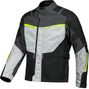 Chaqueta de moto para mujer Seventy Degrees SD-JT85 Tonale negro-gris-amarillo fluo
