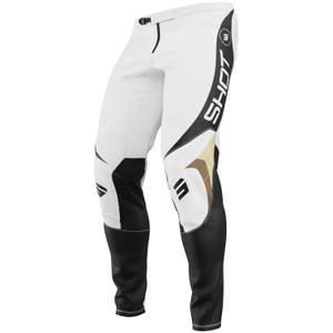 Pantalones de motocross Shot Contact Manta blancos