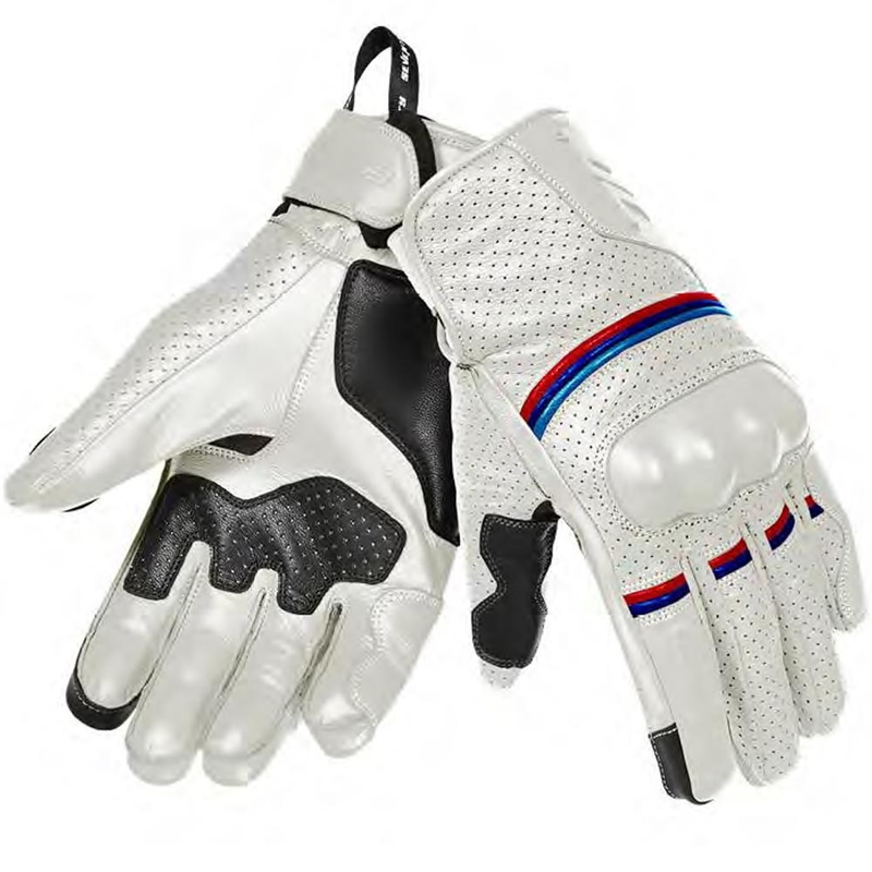 Guantes de moto Seventy Degrees SD-C20 Rebel blancos