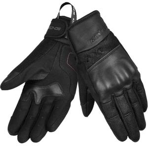 Guantes de moto para mujer Seventy Degrees SD-C38 Icon negro-rosa