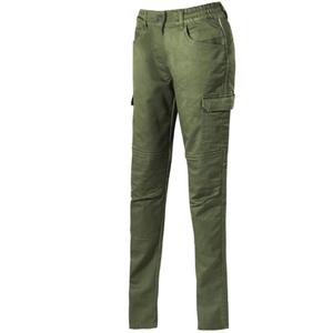 Pantalón de moto para mujer Seventy Degrees SD-PC26 Teide caqui