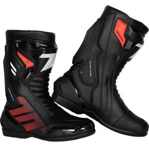 Botas de moto Seventy Degrees SD-BR26 Alpha negro-rojo