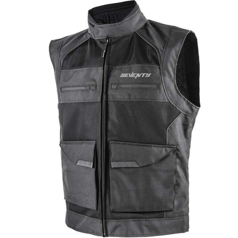 Chaleco de moto Seventy Degrees SD-S3 Sirocco negro