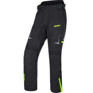 Pantalones de moto RSA EXO 2 negro-amarillo fluo