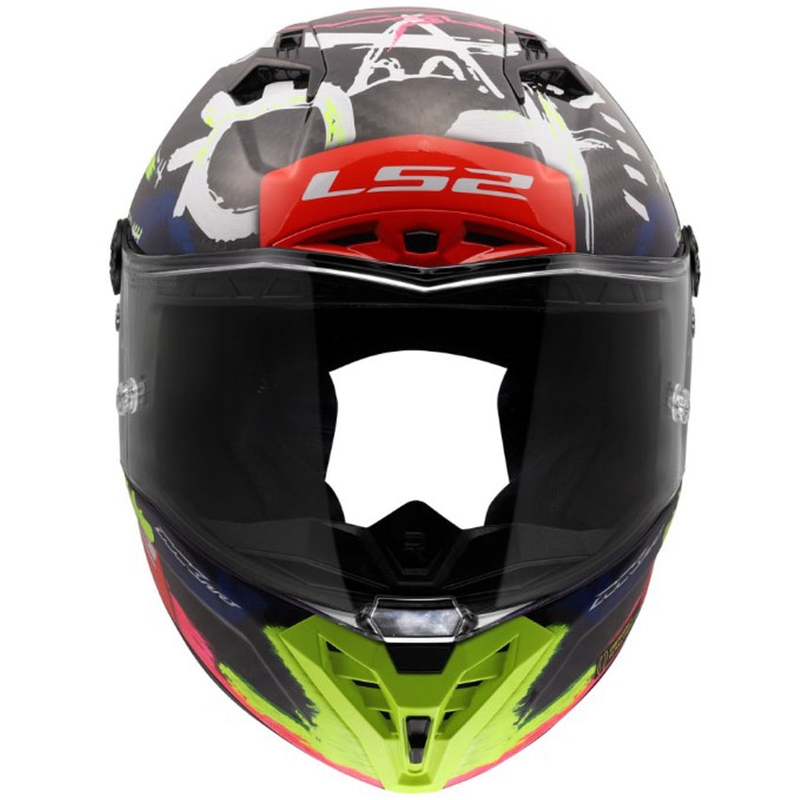 Casco integral de moto LS2 FF805 Thunder GP Aero Replica Aldeguer 25 negro brillante-rojo-verde