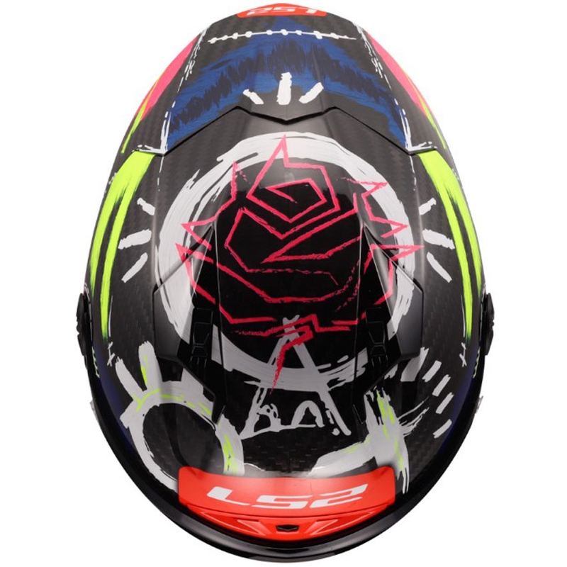 Casco integral de moto LS2 FF805 Thunder GP Aero Replica Aldeguer 25 negro brillante-rojo-verde
