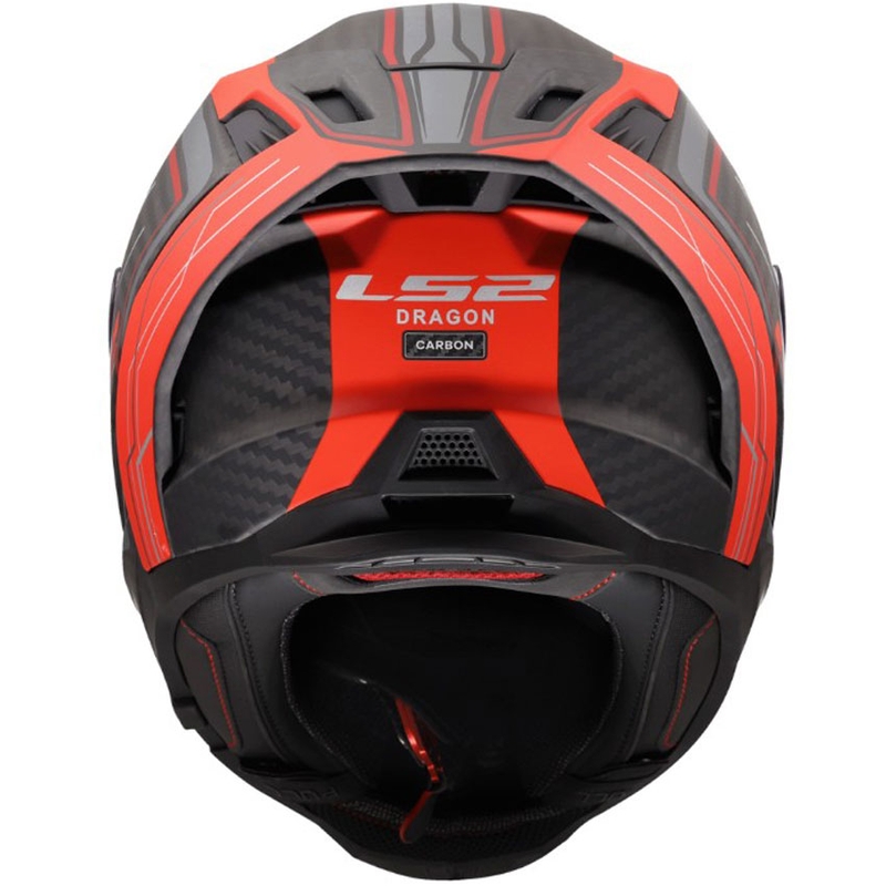 Casco integral de moto LS2 FF807 Dragon Subic rojo