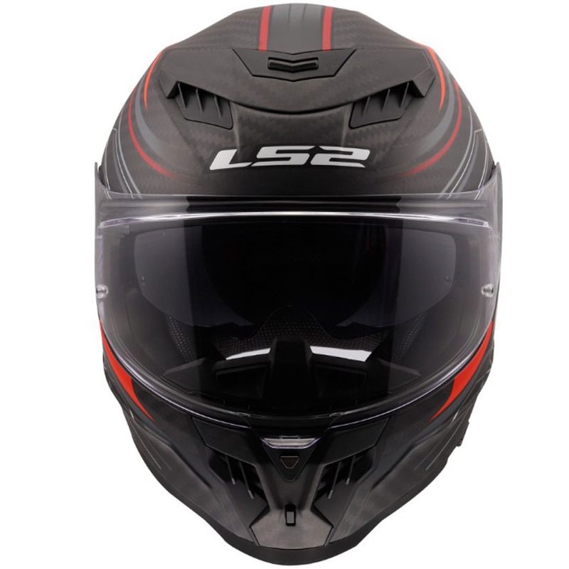 Casco integral de moto LS2 FF807 Dragon Subic rojo
