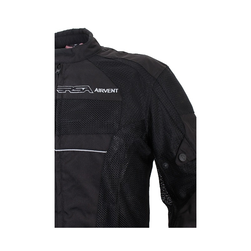 Bunda na motorku RSA-Airvent černá výprodej