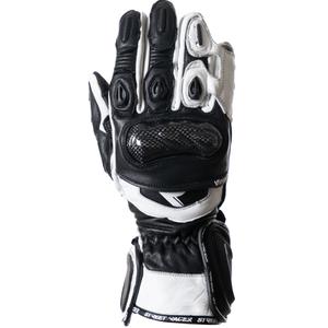 Guantes de moto Street Racer Virus 2 en blanco y negro