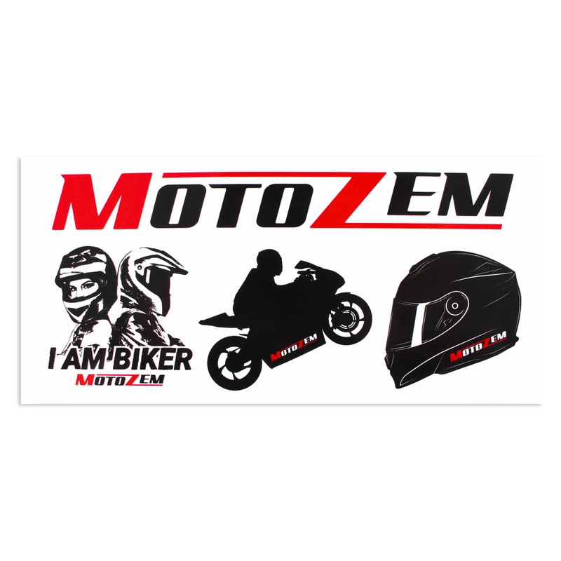 Juego de pegatinas MotoZem Road