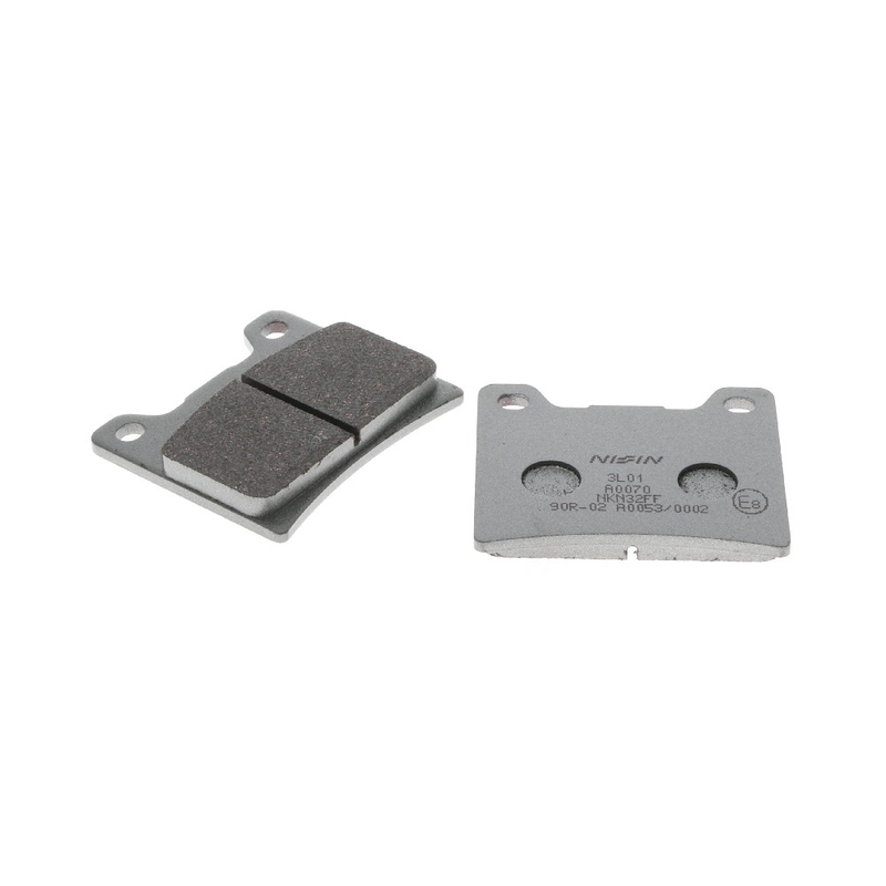 Pastillas de freno NISSIN compuesto semimetálico 63,5x54,9x8,5 mm 2 uds