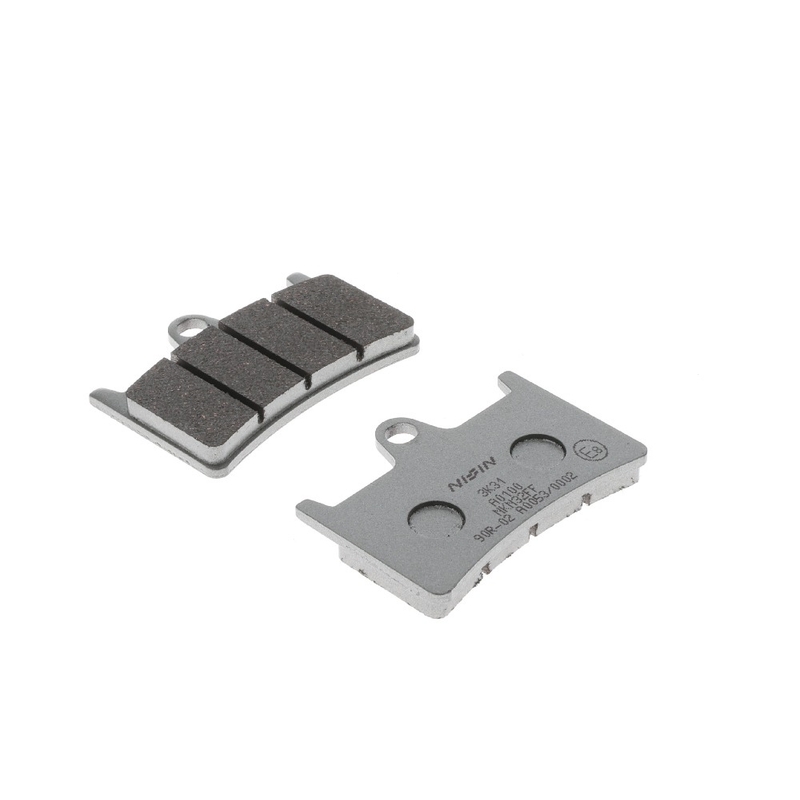 Pastillas de freno NISSIN compuesto semimetálico 69,8x50,7x8,5 mm 2 uds