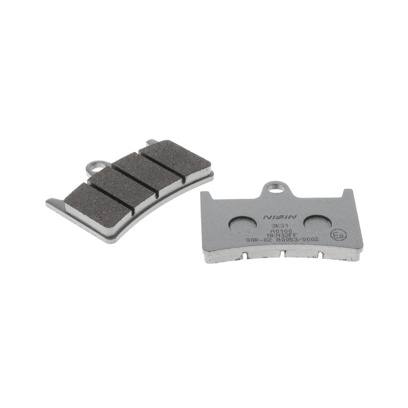 Pastillas de freno NISSIN compuesto semimetálico 69,8x50,7x8,5 mm 2 uds