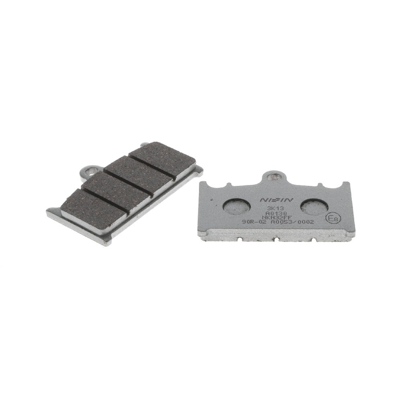 Pastillas de freno NISSIN compuesto semimetálico 69,8x46,5x8 mm 2 uds
