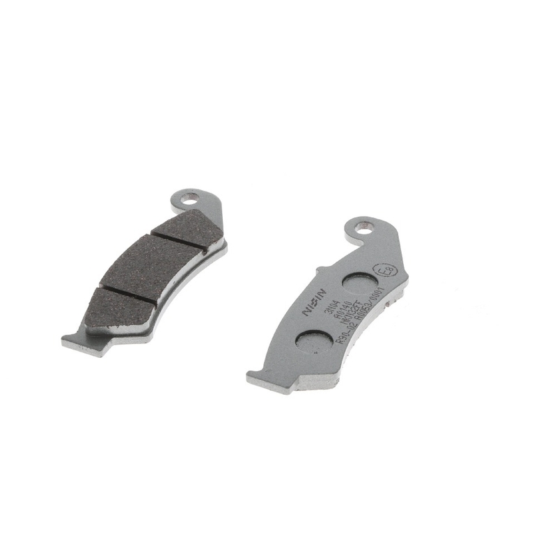 Pastillas de freno NISSIN compuesto semimetálico 94x32x7,5 mm 2 uds