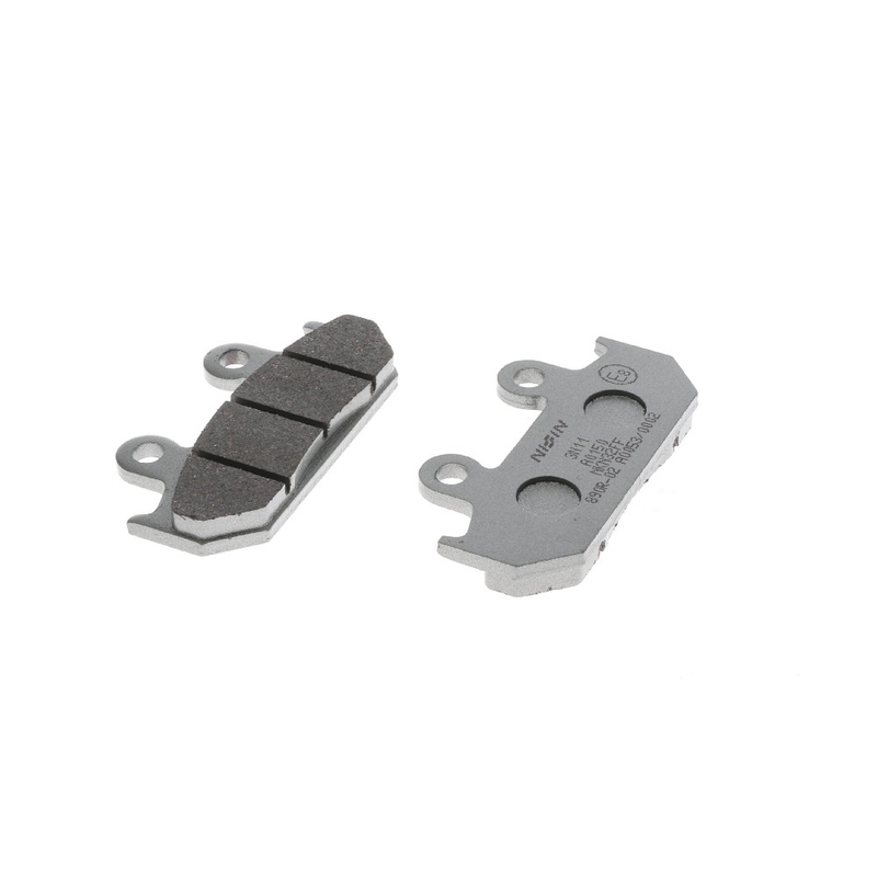 Pastillas de freno NISSIN compuesto semimetálico 81x42x9 mm 2 uds