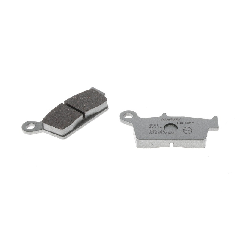 Pastillas de freno NISSIN compuesto semimetálico 75x36x9,5 mm 2 uds