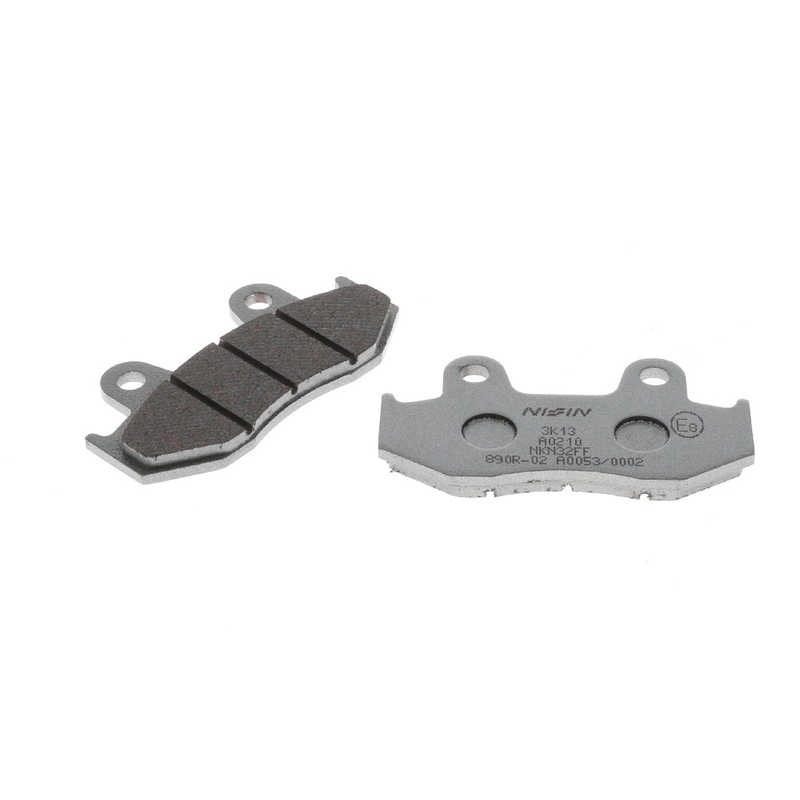 Pastillas de freno NISSIN compuesto semimetálico 81x42x6,9 mm 2 uds