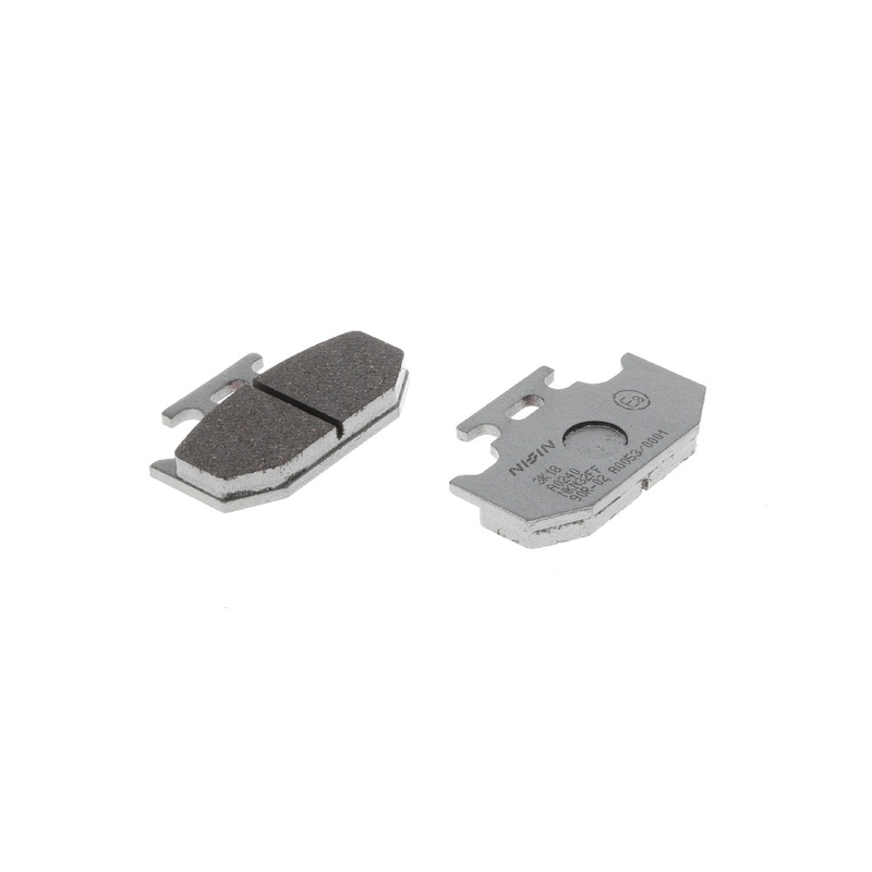 Pastillas de freno NISSIN compuesto semimetálico 62x40,6x8,7 mm 2 uds