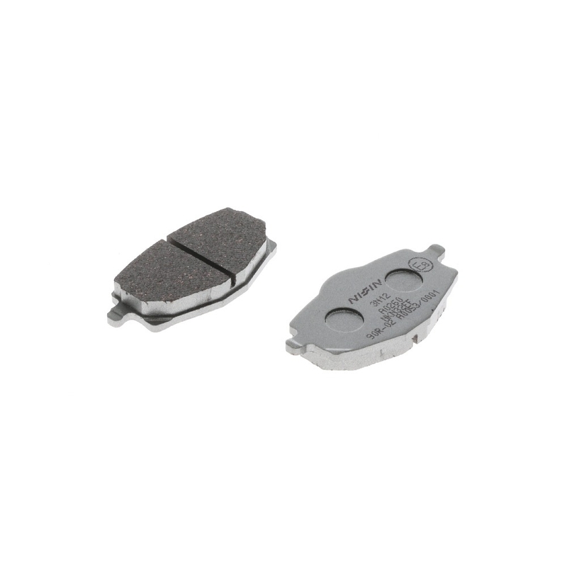 Pastillas de freno NISSIN compuesto semimetálico 71,4x36x9,2 mm 2 uds