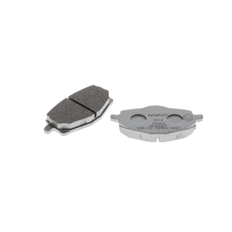 Pastillas de freno NISSIN compuesto semimetálico 71,4x36x9,2 mm 2 uds