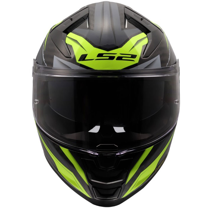 Casco integral de motocicleta LS2 FF811 Vector II C Savage amarillo brillante HV