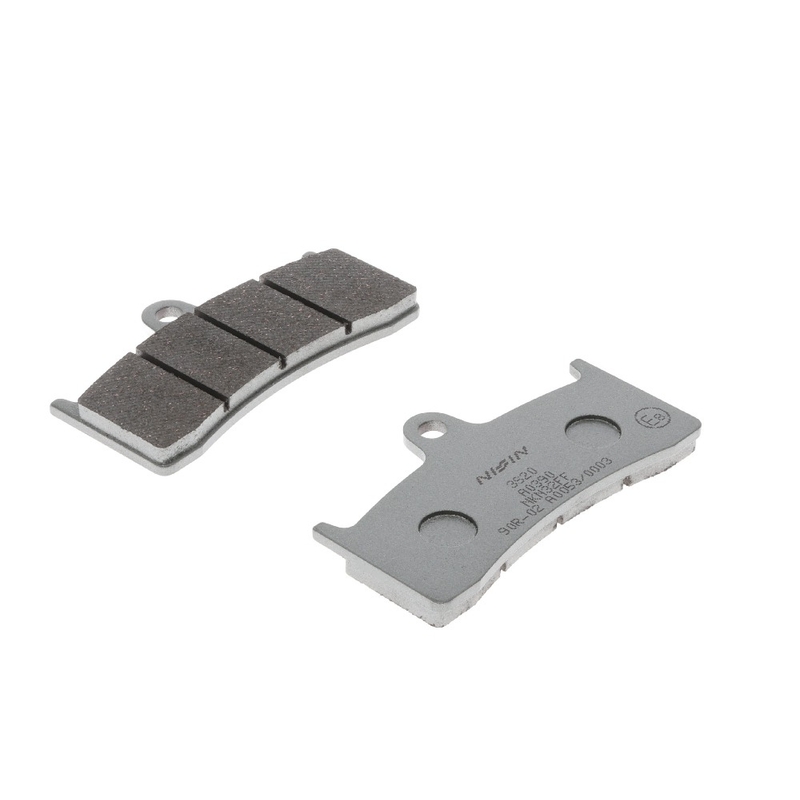 Pastillas de freno NISSIN compuesto semimetálico 91,9x51,5x8 mm 2 uds
