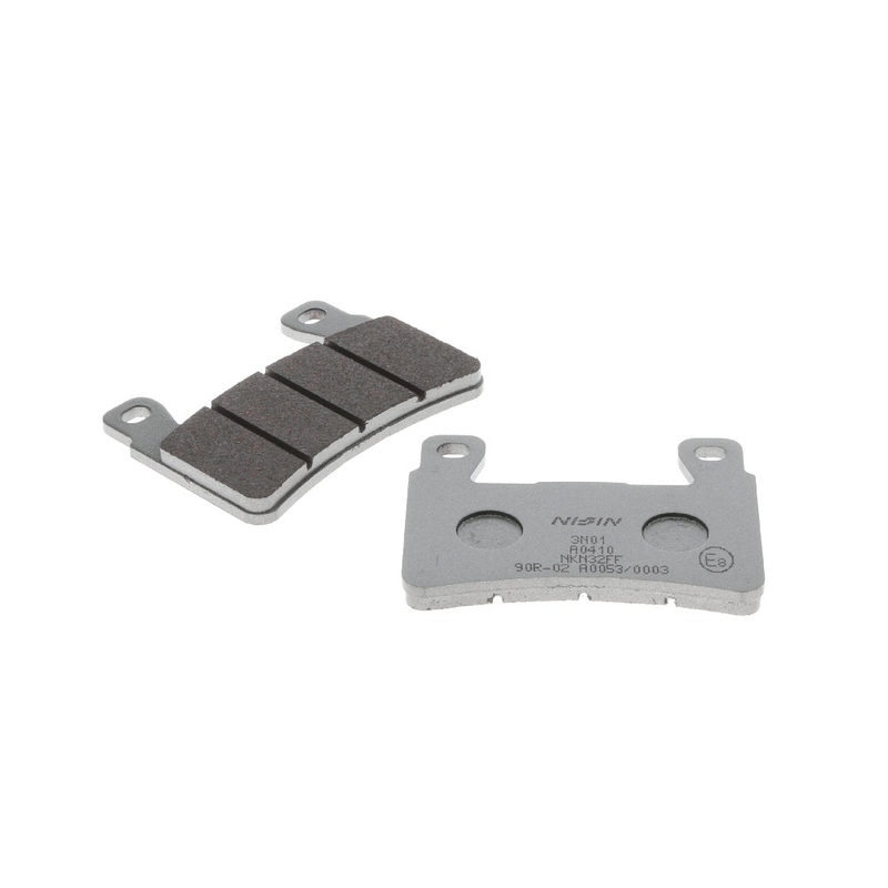Pastillas de freno NISSIN compuesto semimetálico 74,7x55,2x7,2 mm 2 uds