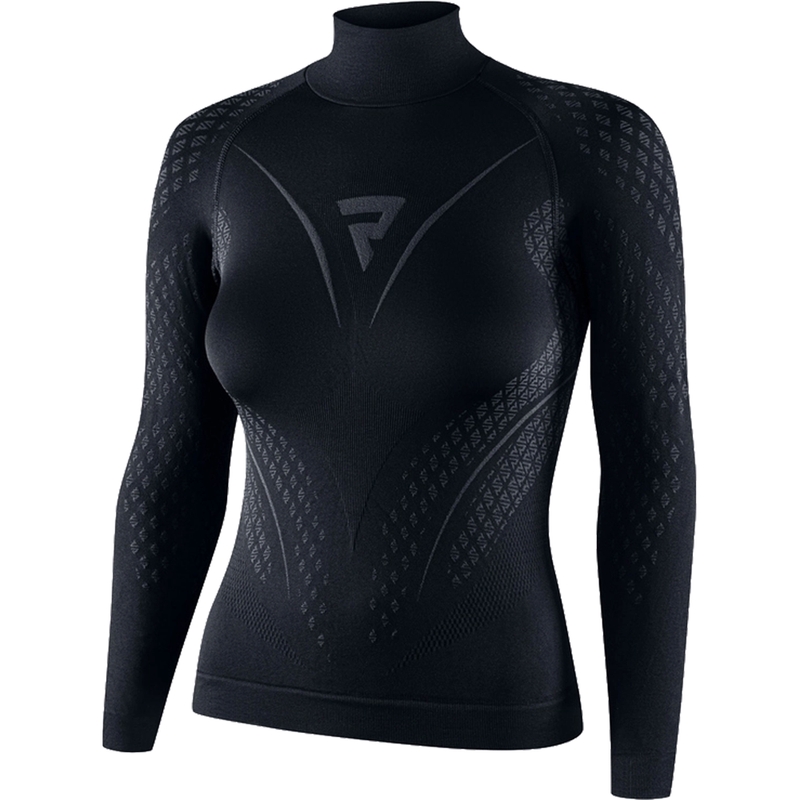 Camiseta térmica de mujer Rebelhorn Therm II Negro-Gris