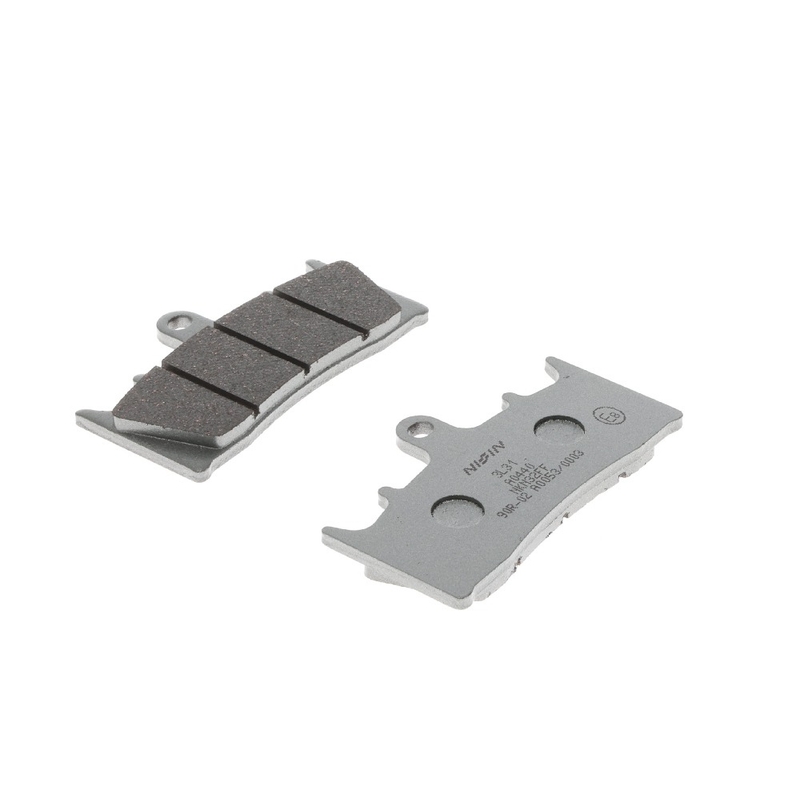Pastillas de freno NISSIN compuesto semimetálico 89,7x52x8 mm 2 uds