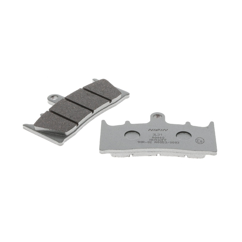 Pastillas de freno NISSIN compuesto semimetálico 89,7x52x8 mm 2 uds