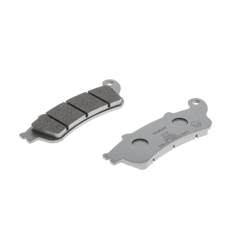 Pastillas de freno NISSIN compuesto semimetálico 115x40,2x8,5 mm 2 uds