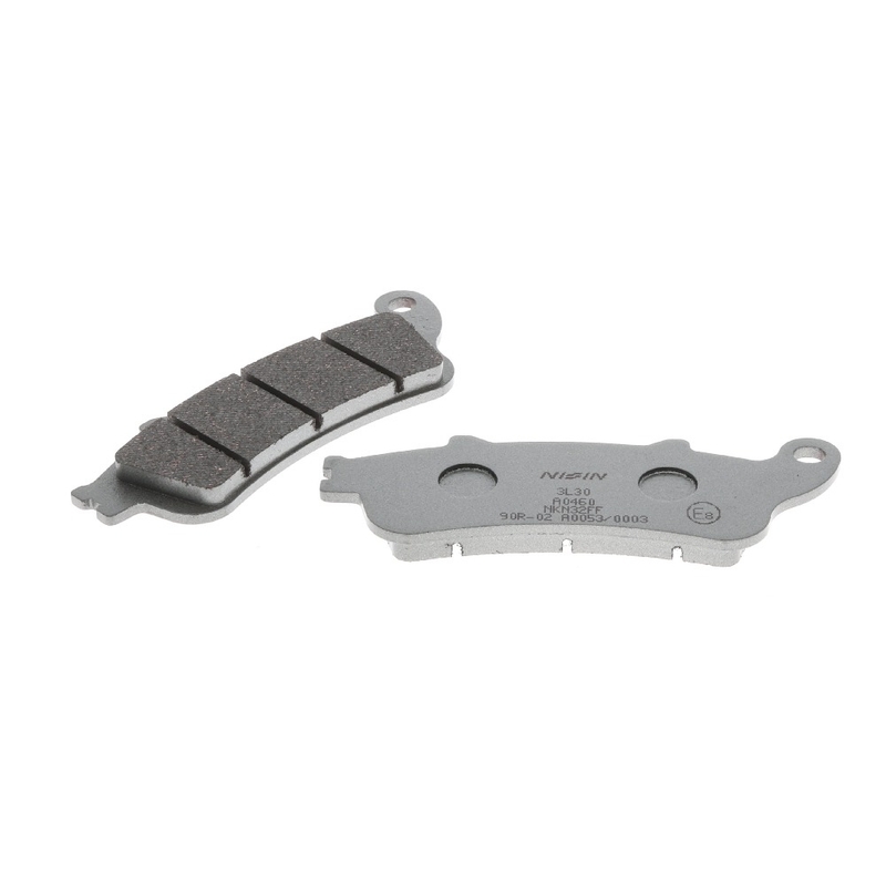 Pastillas de freno NISSIN compuesto semimetálico 115x40,2x8,5 mm 2 uds