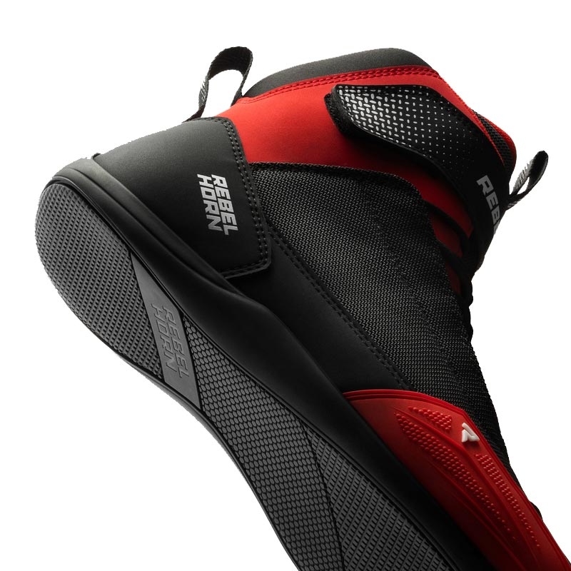 Botas de moto Rebelhorn Swift negro-rojo