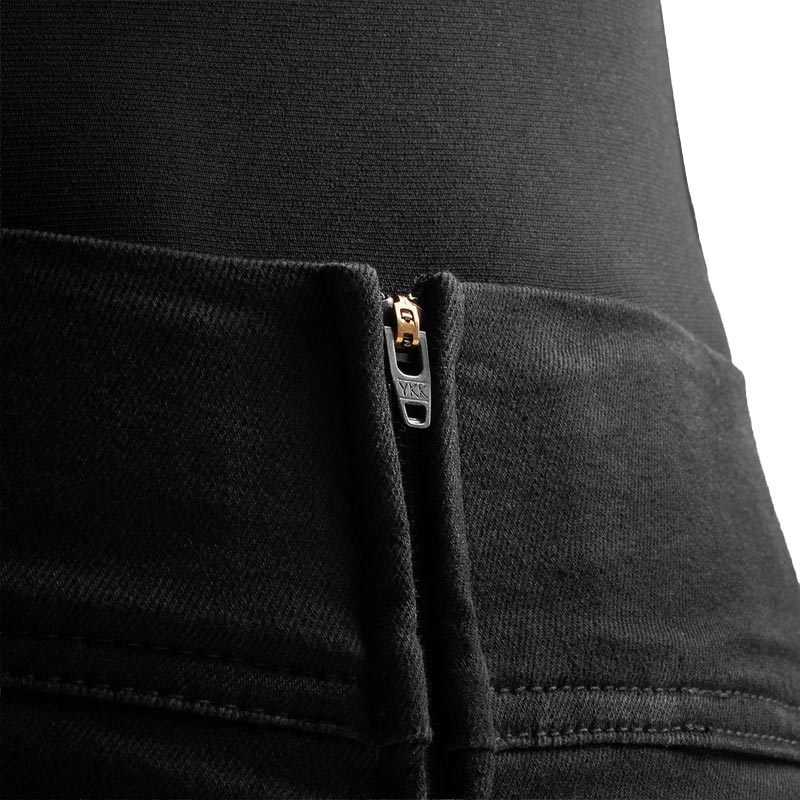 Leggings de moto cortos para mujer Rebelhorn Chica negros